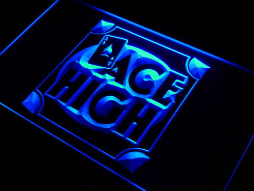 ACE HIGH Poker Room Neon Light Sign